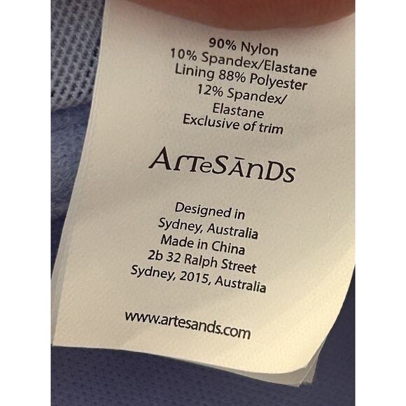 Artesands L'Avana Multi Botticelli Bandeau Bikini Top Size 10 Underwire NWT - Picture 11 of 13